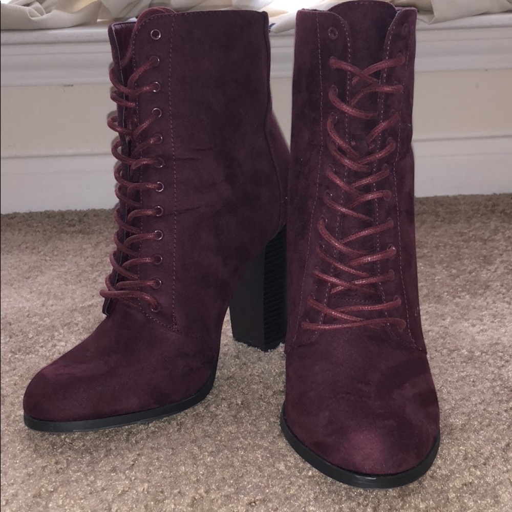 Super cute boot heels!